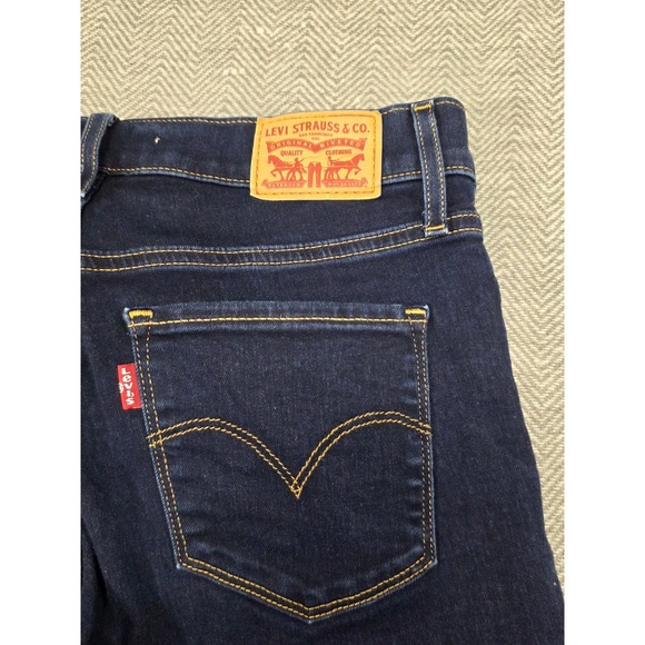 Levi Strauss Co 312‎ Shaping Slim Dark Wash Jeans Women Size 27 W27 L28 - Picture 7 of 7